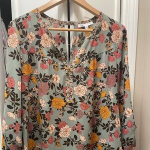 V-Neck Floral tunic